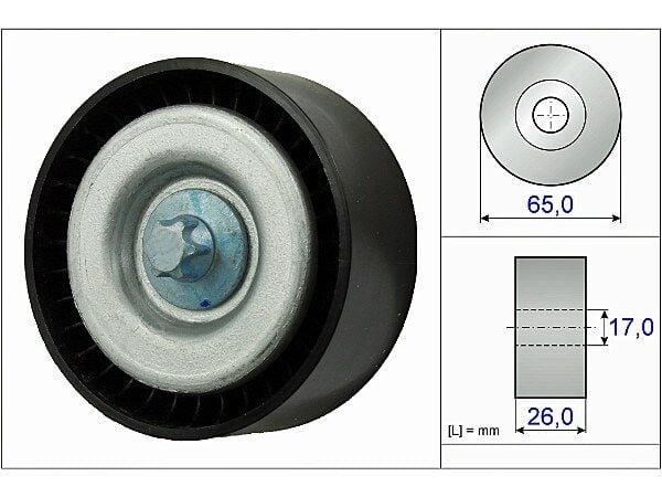 Mercedes C Serisi W204 C 63 AMG Performance P+ V Kayış Gergi Rulmanı | INA 532 0777 10