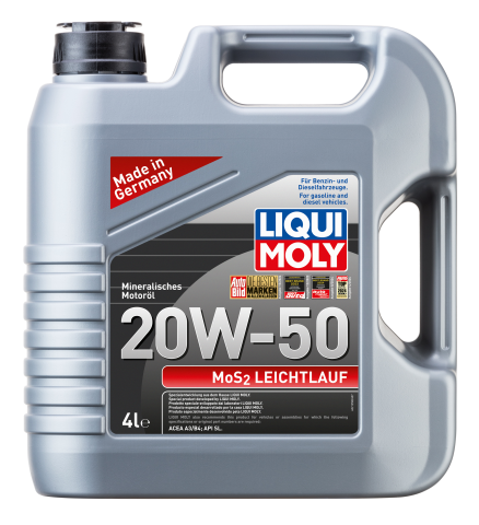 Liqui Moly MoS2 Leichtlauf 20W-50 ( 4 Litre ) | LQM-21358