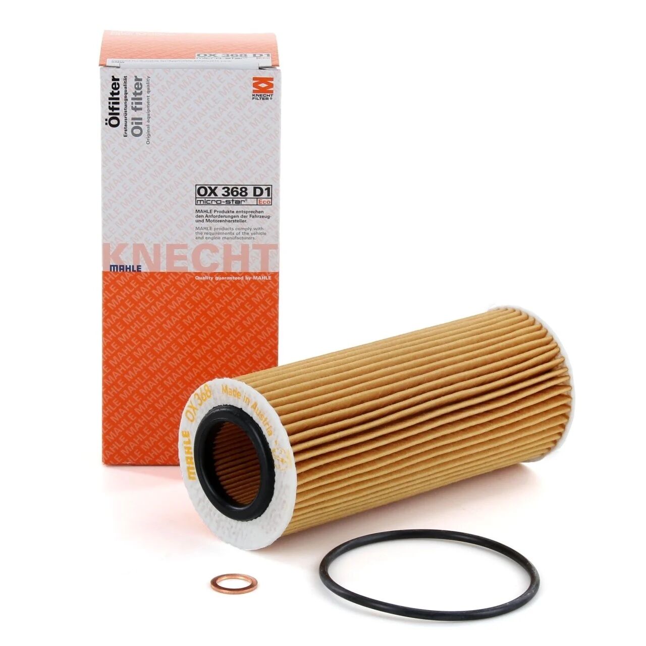 BMW 116d 118d 120d E81/E87 M47 Yağ Filtresi | MAHLE OX368D1