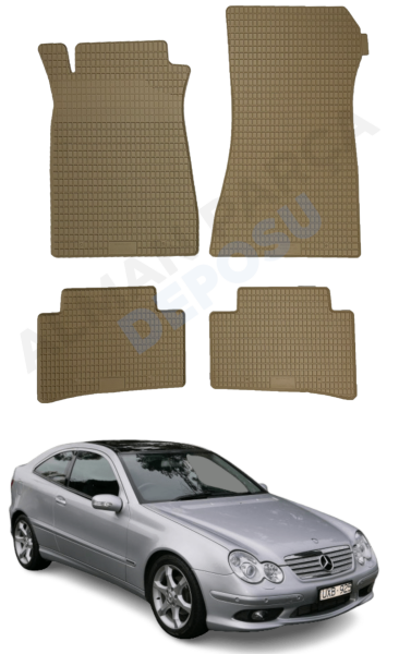 Mercedes C Serisi 2000-2007 W203 Coupe Lastik Paspas Bej Koku Yapmaz Orijinal Kesim Schönek
