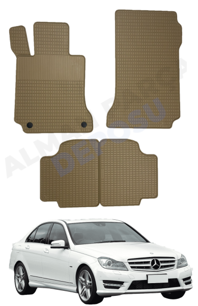 Mercedes C Serisi 2007-2013 W204 Lastik Paspas Bej Koku Yapmaz Orijinal Kesim Schönek