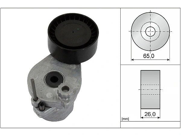 Mercedes E Serisi W213 E 350 V Kayış Gergi Kütügü | INA 534 0693 10