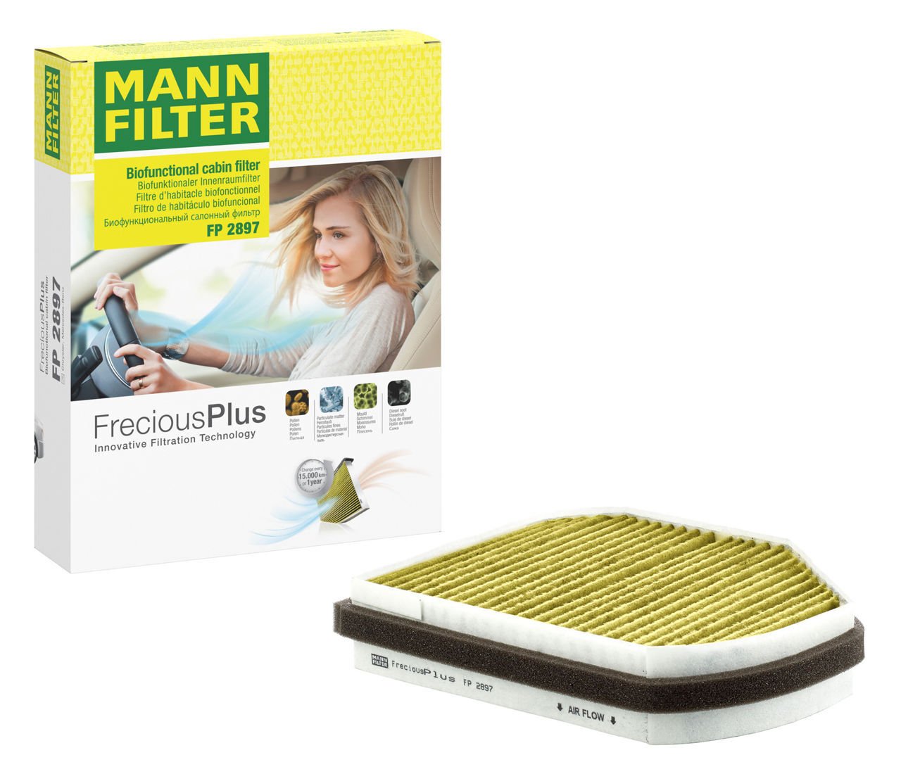 Mercedes E Serisi W210 1995-2003 E 200 Kompressor M111 Polen Filtresi | MANN FP2897