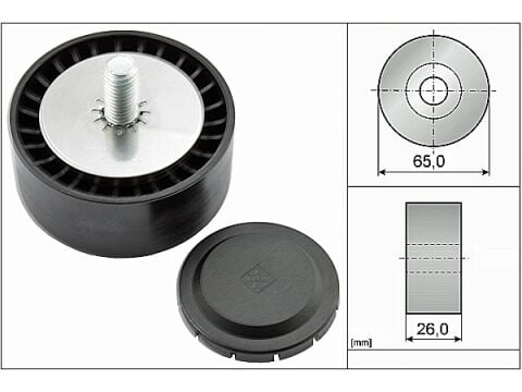 Mercedes C Serisi W205 C 200 d V Kayış Gergi Rulmanı | INA 532 0802 10