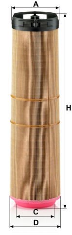 Mercedes S Serisi W220 1998-2005 S 320 CDI OM648 Hava Filtresi | MANN C12178