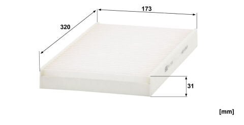 BMW 5 Serisi E60 520d, 520d Edition Fleet M47 Polen Filtresi | MANN CU 3139