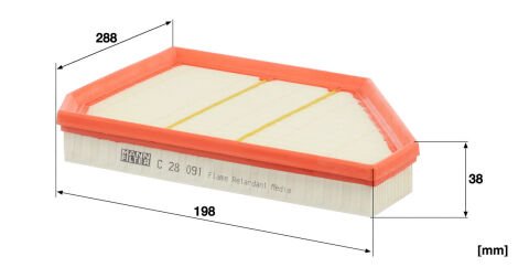 BMW X7 G07 M60i Mild-Hybrid S68 Hava Filtresi | MANN C 28091