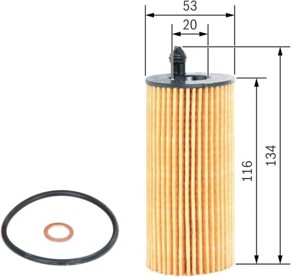 Bmw 1 Serisi 116d F20 B37 Yağ Filtresi | BOSCH F026407205