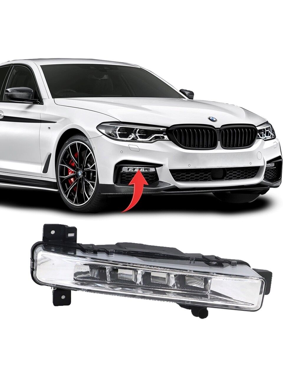 GKL 340255 | Bmw 5 Serisi G30 2016-2018 Sis Farı Ledli Sağ