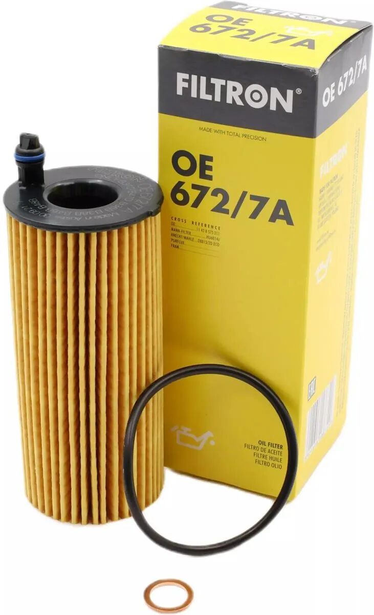Bmw 1 Serisi 116d F20 B37 Yağ Filtresi | FILTRON OE672/7A