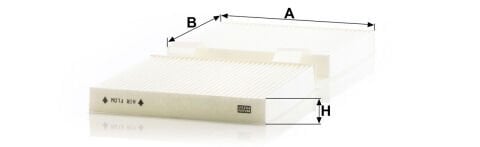 BMW X3 Serisi F25 20dX B47 Polen Filtresi | MANN CU 19004