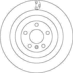 Mercedes M Serisi W166 ML 350 CDI BlueTEC OM642 Arka Fren Diski | TRW DF6365S