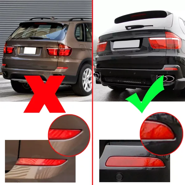 GKL 340382 | Bmw X5 Serisi E70 2007-2013 Reflektör Arka Tampon Sol