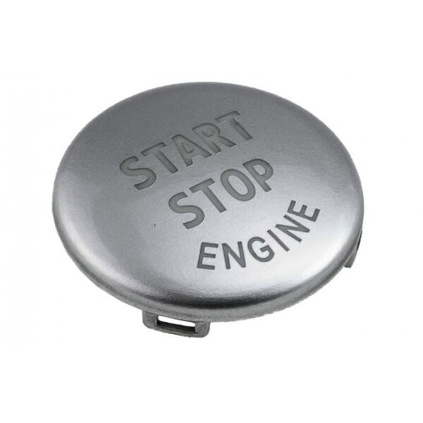 GKL 342853 | Bmw 3 Serisi E90 2004-2012 Start Stop Düğme Kapağı Gümüş