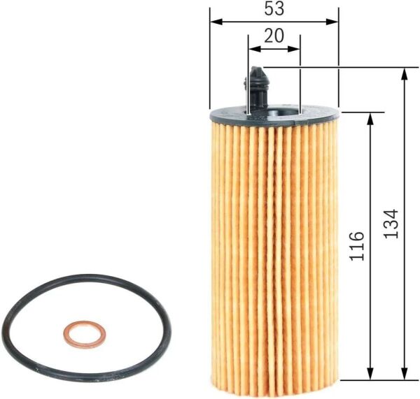 Bmw 1 Serisi 116i 118i F20 B38 Yağ Filtresi | BOSCH F026407205