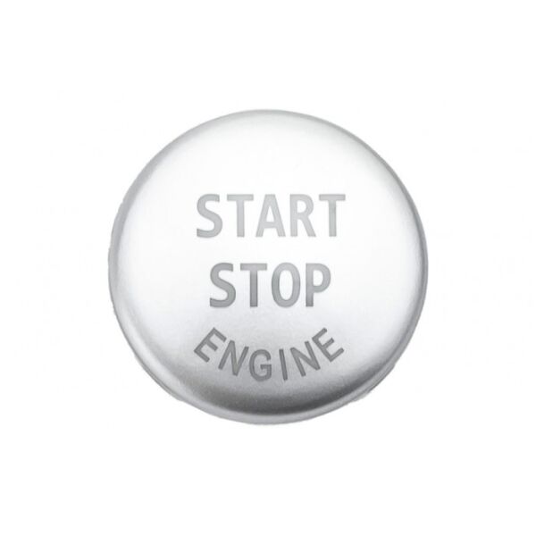 GKL 342853 | Bmw X5 Serisi E70 2007-2013 Start Stop Düğme Kapağı Gümüş