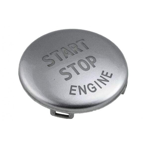 GKL 342853 | Bmw X5 Serisi E70 2007-2013 Start Stop Düğme Kapağı Gümüş