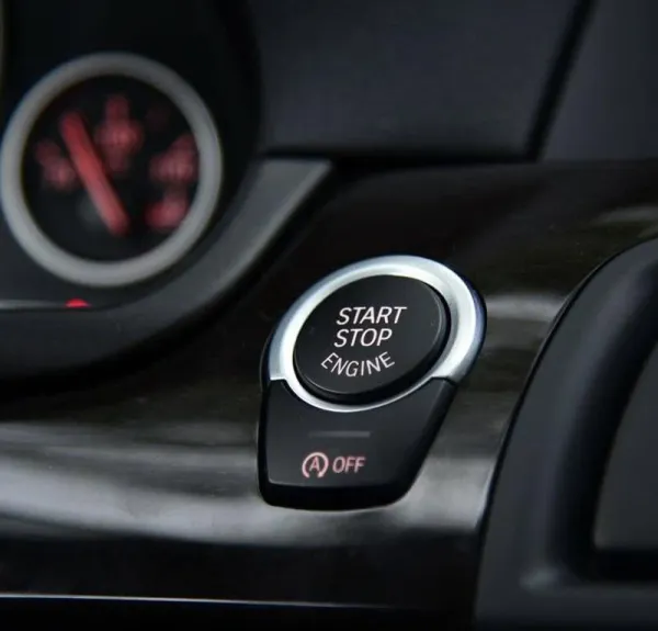 GKL 342847 | Bmw 5 Serisi F10 2009-2016 Start Stop Düğme Kapağı Siyah