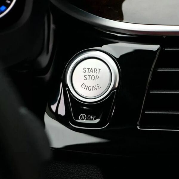 GKL 342849 | Bmw F01 Start Stop Düğme Kapağı Gümüş