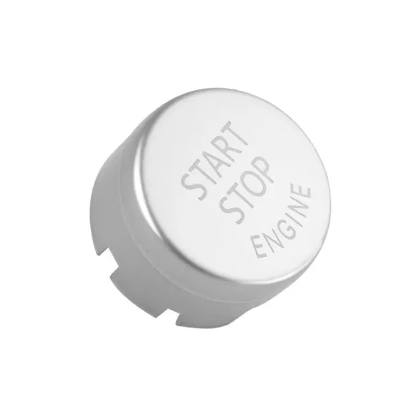 GKL 342849 | Bmw 7 Serisi F01 2009-2015 Start Stop Düğme Kapağı Gümüş