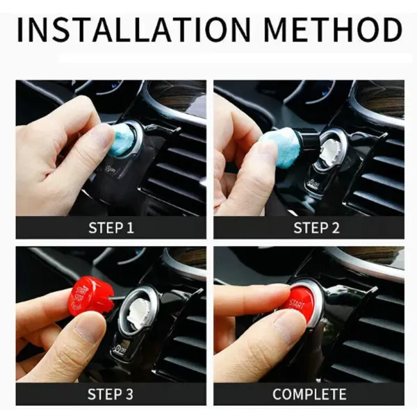 GKL 342850 | Bmw 7 Serisi F01 2009-2015 Start Stop Düğme Kapağı Mavı
