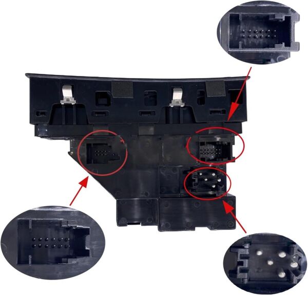GKL 341571 | Bmw X5 Serisi E53 2000-2006 Cam Düğmesı Ön Sol (Katlamalı) X5