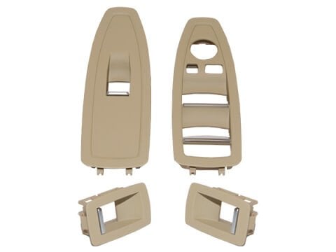 BMW 3 Serisi F30 Cam Açma Düğmesi Çerçevesi Set Bej | ITHAL 51417289347