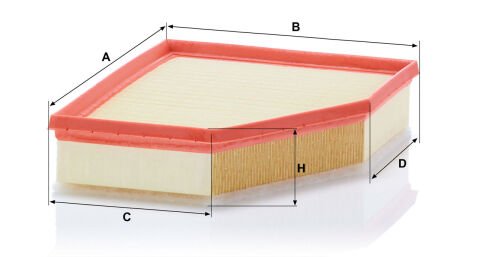 BMW X3 G01 F97 Serisi 20 i Mild Hybrid B46 Hava Filtresi | MANN C 28038