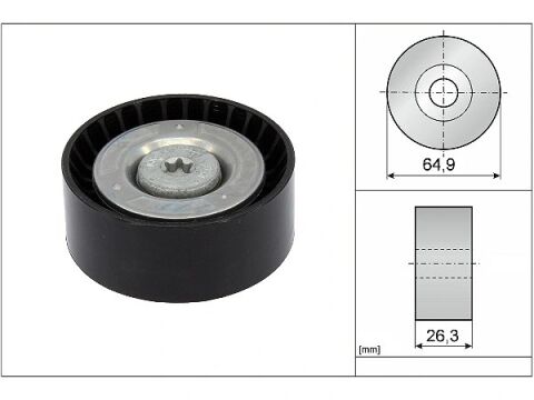 Mercedes S Serisi W222 S 500 V Kayış Gergi Rulmanı | INA 532 0905 10