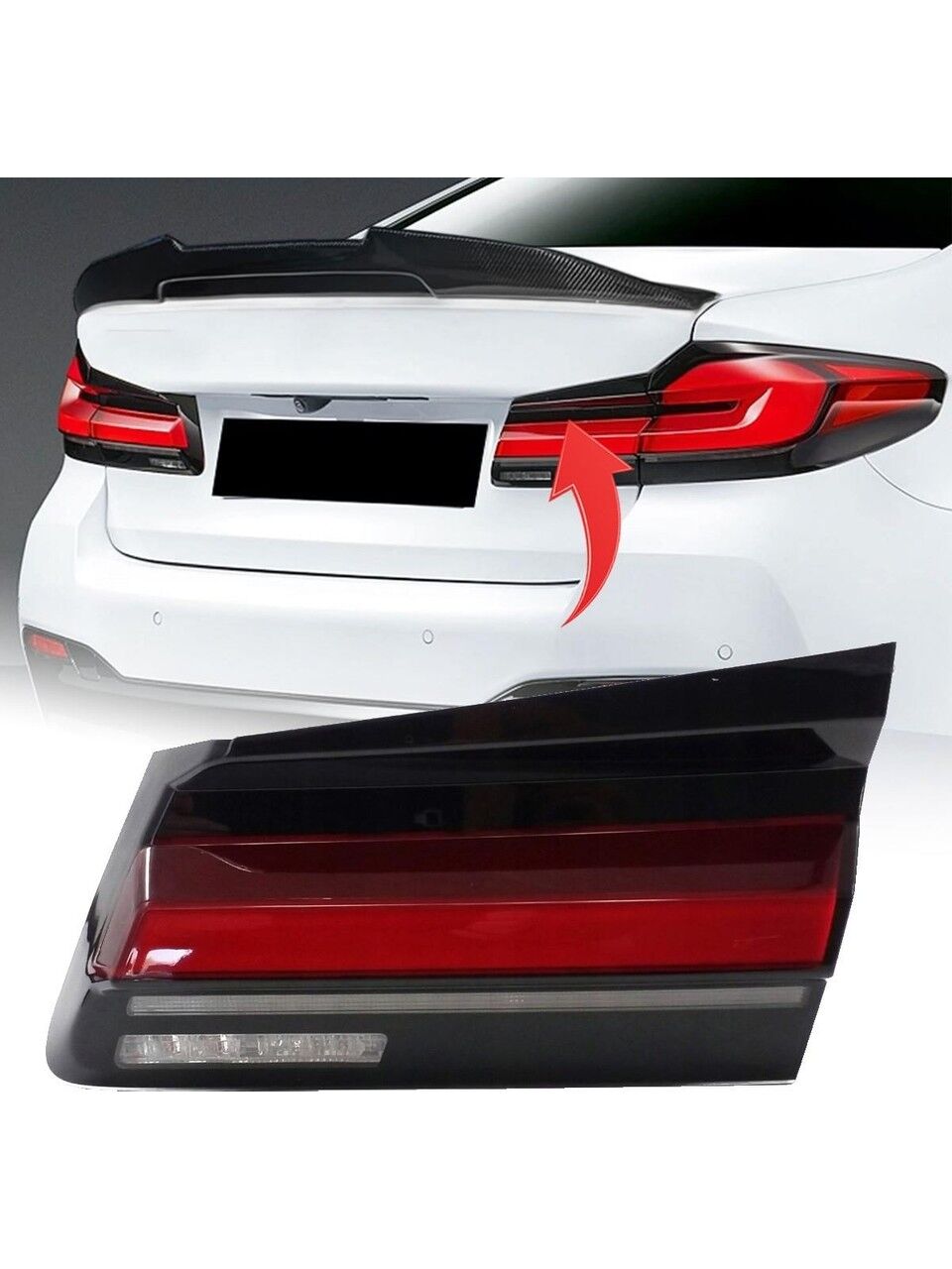 GKL 343387 | Bmw 5 Serisi G30 2016-2018 Stop Lambası İç Led Sağ