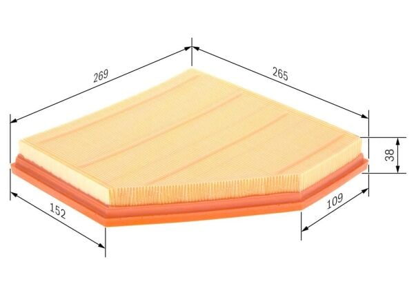 Bmw 2 Serisi 218i F22 B48 Hava Filtresi | BOSCH F026400270