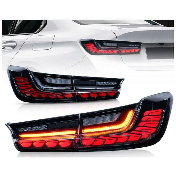 GKL 343405 | Bmw 3 Serisi G20 2018- Komple Stop Seti 4 Parça M 4 Tipı Kayar Led 2019-