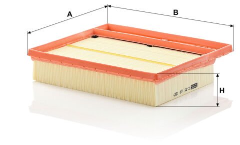 Mercedes S Serisi W221 S 600 M275 Hava Filtresi | MANN C25110-2