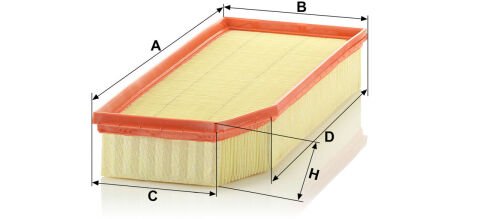 Mercedes E Serisi W210 1995-2003 E 320 CDI OM613 Hava Filtresi | MANN C38145