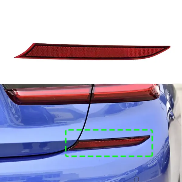 GKL 340548 | Bmw 3 Serisi G20 2018- Reflektör Arka Tampon Sağ
