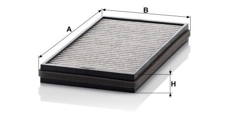 BMW 7 Serisi E65-E66 730 d M57 Polen Filtresi | MANN CUK 3124-2