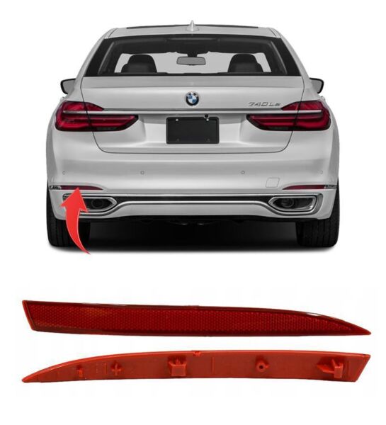 GKL 340374 | Bmw 7 Serisi G11 2016-2022 Reflektör Arka Tampon Sol
