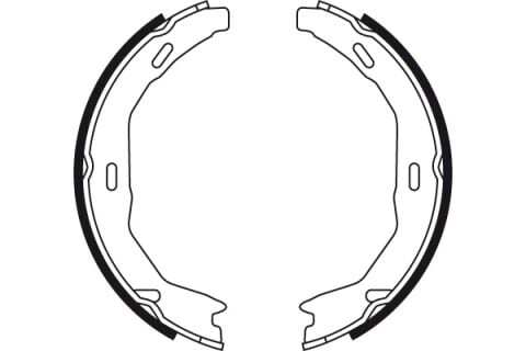 Mercedes C Serisi W204 C 200 CDI BlueEFFICIENCY OM651 Arka Fren Balatası (Pabuç) | TRW GS8745