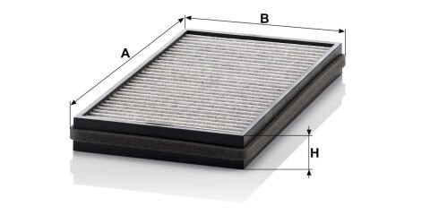 BMW 7 Serisi E65-E66 730i M54 Polen Filtresi | MANN CUK 3124-2