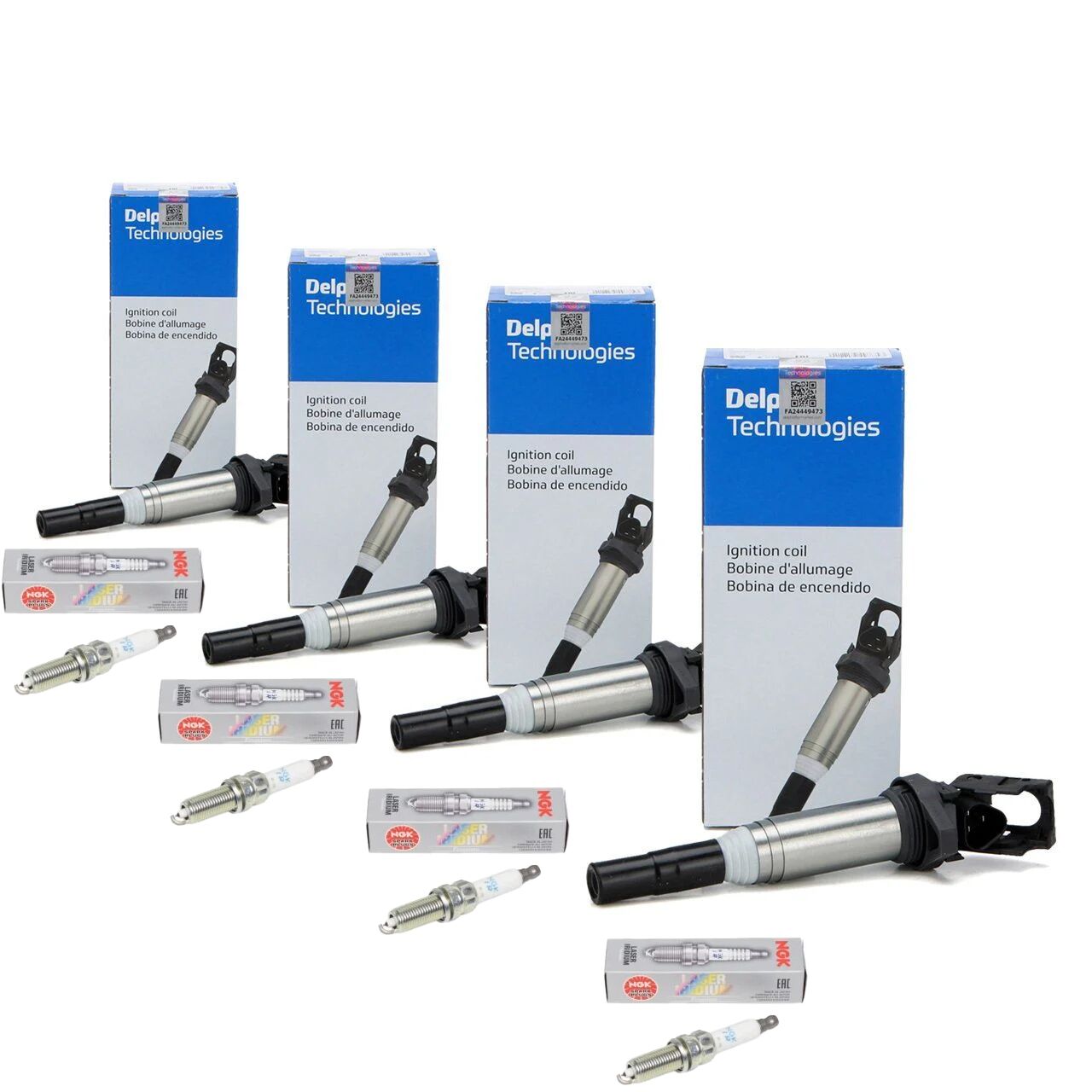 Bmw E60 M54 N52 N54 Ateşleme Bobini+Buji Takımı