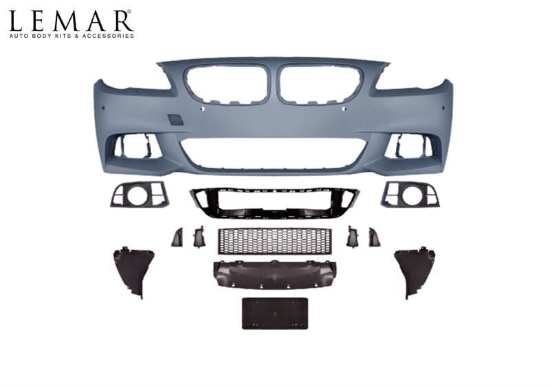 BMW 5 Serisi F10 Tampon Ön Komple M Tech 2014-17 Kürek Bakalitli | LEMAR 51118058990