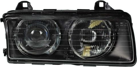 BMW 3 Serisi E36 Ön Sol Far Beneksiz Mercekli | DEPO 444-1110L-LD-EO