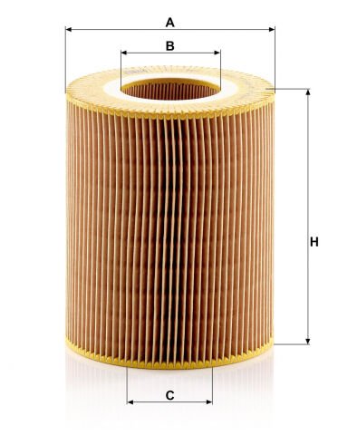 Mercedes A Serisi W168 1997-2004 A 210 M166 Hava Filtresi | MANN C1381