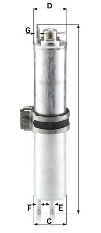 BMW 7 Serisi E65-E66 750i N62 Yakıt Filtresi | MANN WK 532/2