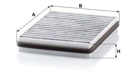 BMW 7 Serisi E65-E66 760i N73 Polen Filtresi | MANN CUK 22014