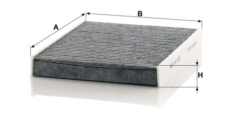 BMW 7 Serisi F01-F02 730 d N57 Polen Filtresi | MANN CUK 2533-2