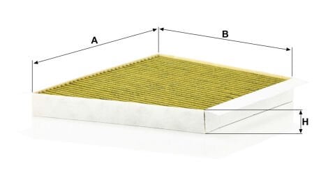 Mercedes E Serisi W211 E 200 Kompressor M271 Polen Filtresi | MANN FP3172