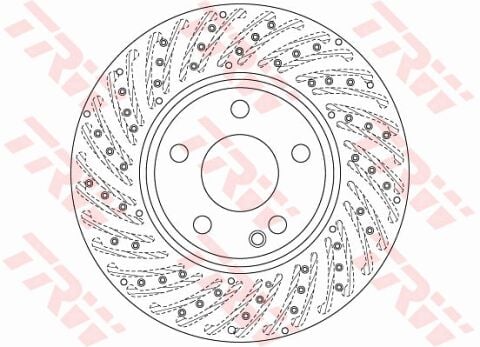 Mercedes A Serisi W176 A 180 BlueEFFICIENCY M270 Ön Fren Diski | TRW DF6262S