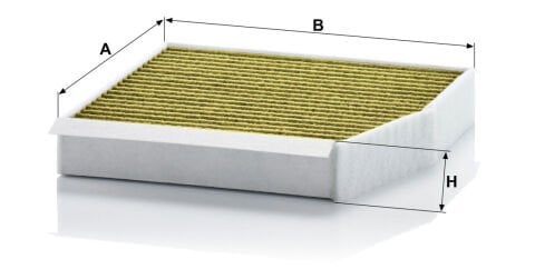 Mercedes A Serisi W176 A 180 BlueEFFICIENCY M270 Polen Filtresi | MANN FP26007/1