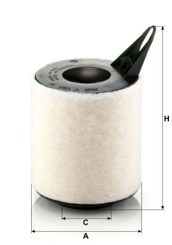 BMW 3 Serisi E90/E91 320i N46 Hava Filtresi | MANN C 1361